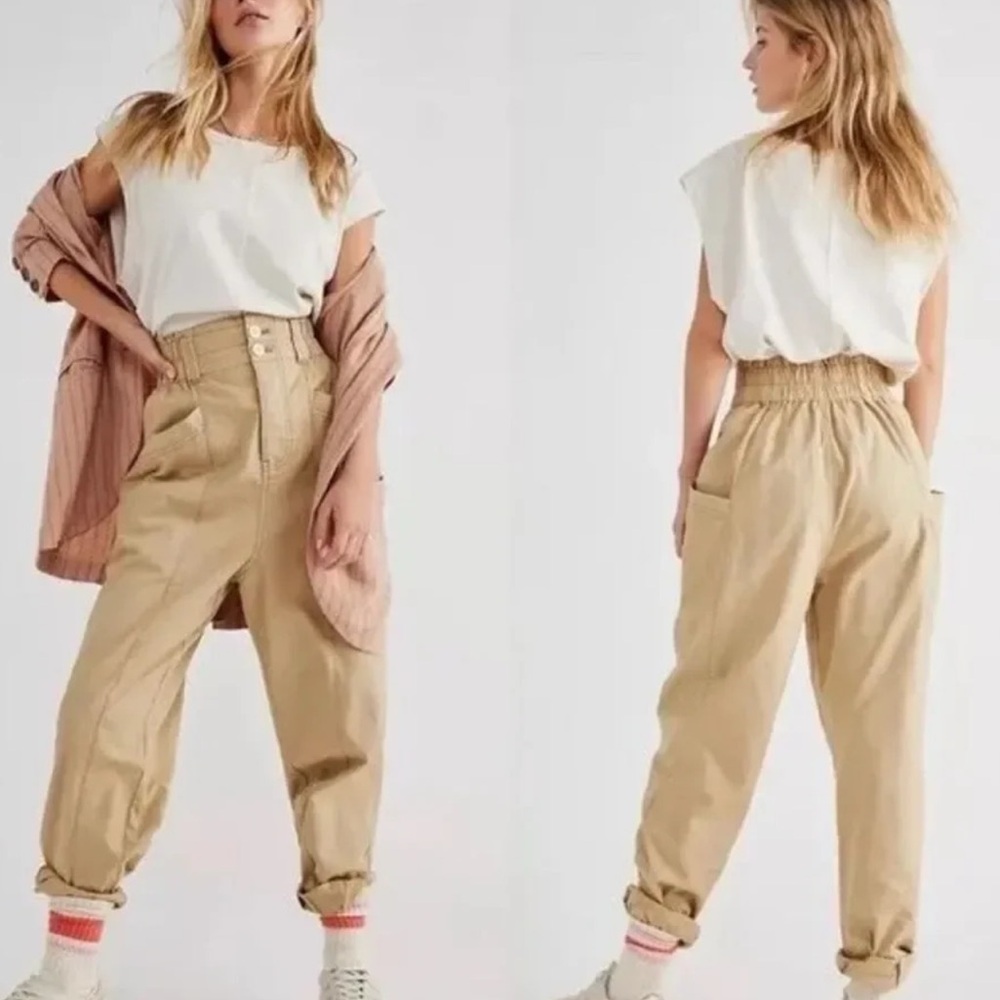 Free People Ready To Run Cinch Waist Pants